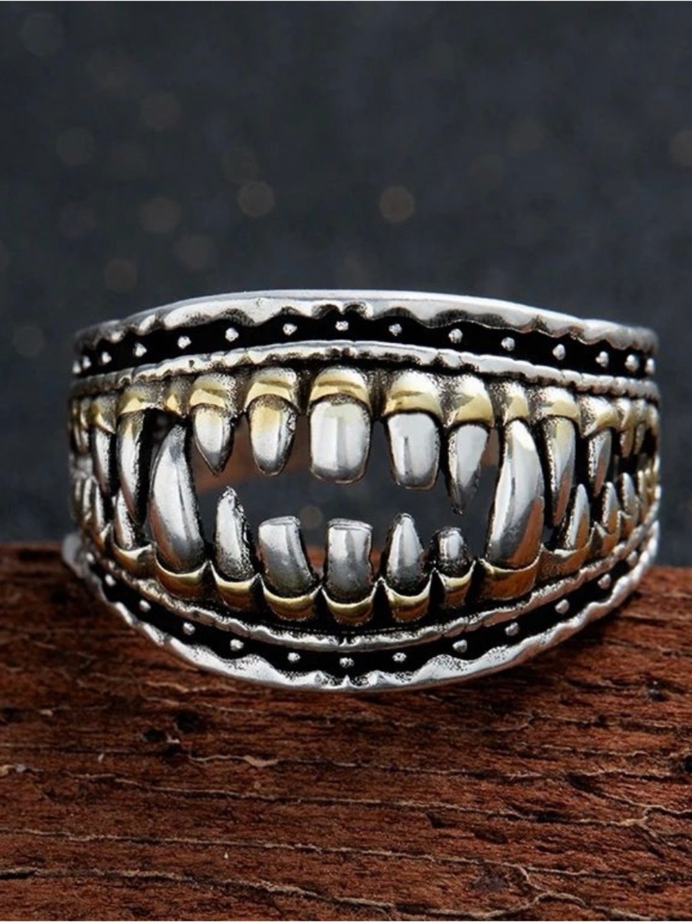 Vintage Devil's Tooth Open End Ring